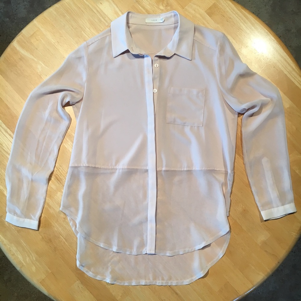 Lush Button-Up Blouse
